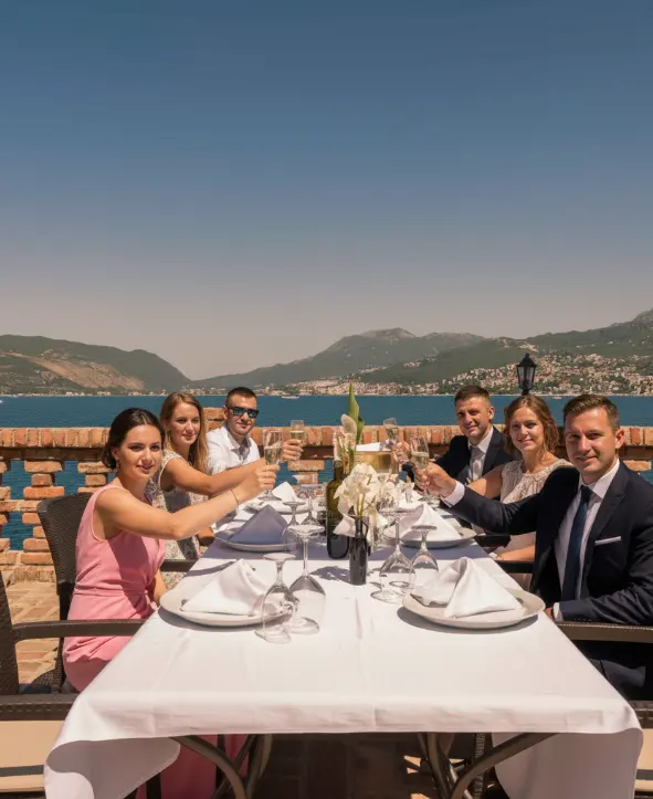Vjenčanje u Forte Rose s pogledom na Boku kotorsku