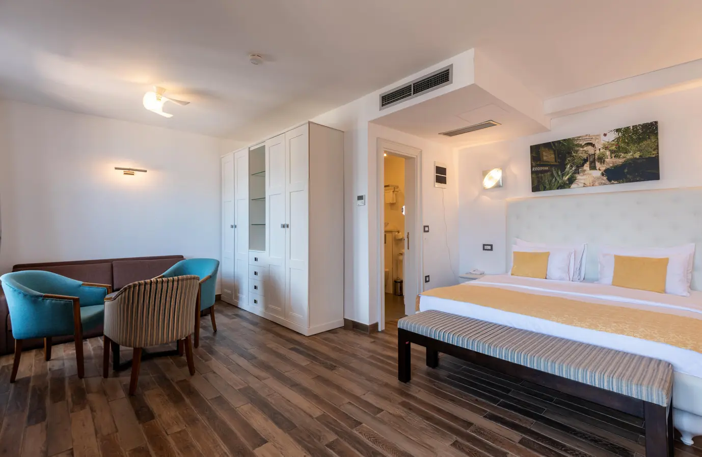Stone villa interior at Forte Rose