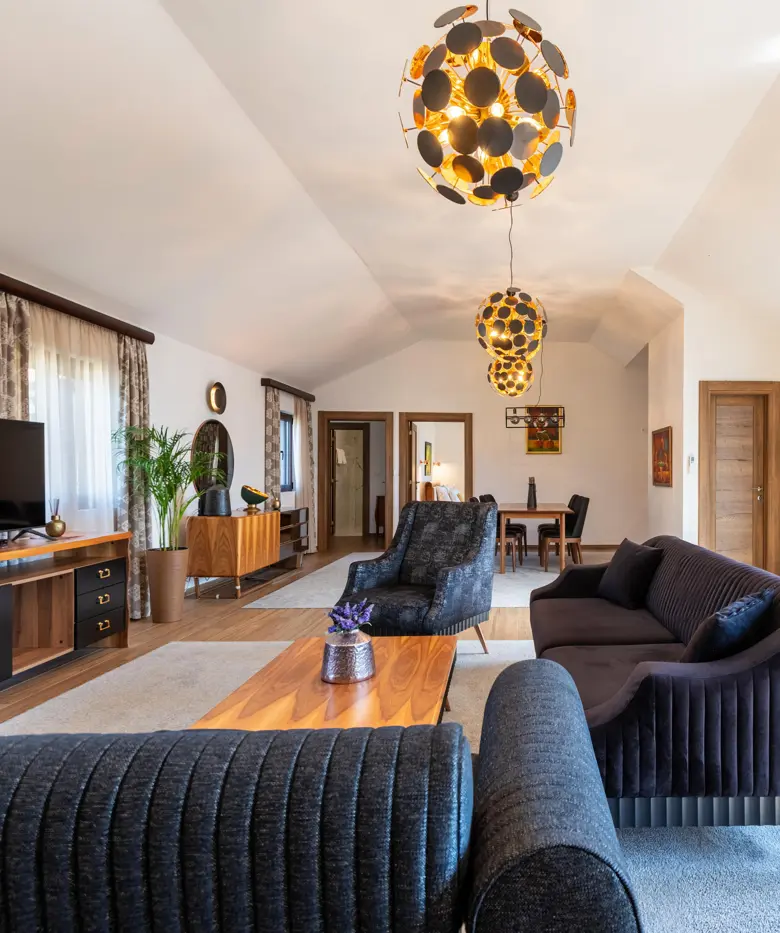 Predsjednički apartman u Forte Rose — panoramski pogled na zaliv