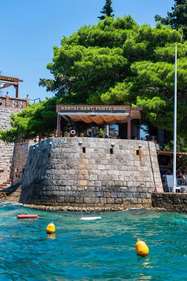 Austro-Hungarian stone fortifications on the Adriatic coast